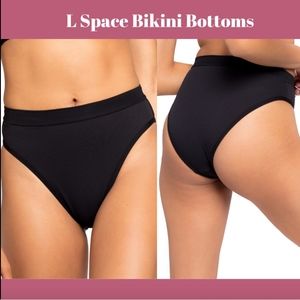 NEW L Space French Cut High Waist Textured Bottom